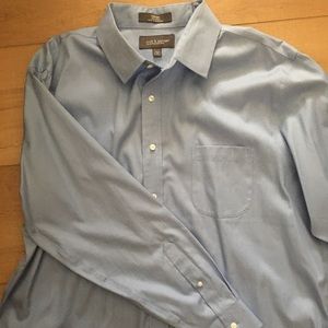 Men’s XXL shirt, 18.5 neck, blue